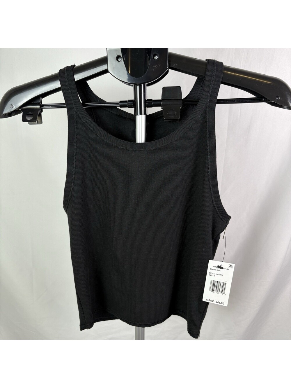 Roark Women’s Wind Worn Black Tank Top Size M (Item 448)